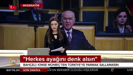 "Herkes ayağını denk alsın"