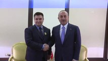 Dışişleri Bakanı Çavuşoğlu, Ukraynalı Mevkidaşıyla Görüştü