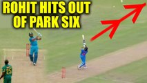 India vs South Africa 5th ODI : Rohit Sharma hits out of park sixer on Rabad's bowl | Oneindia News