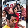 Hina khan Looking Gorgeous in Pretty Dress with family trip