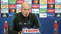 Foot - C1 - Real Madrid : Zidane «On n'a pas de pression»