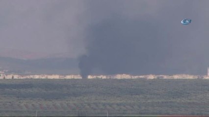 Cenderes'teki Terör Mevzileri ve Sığınaklardan Duman Yükseliyor