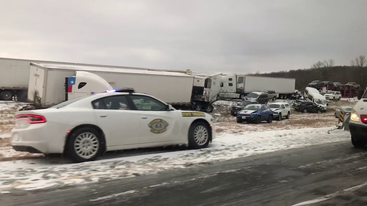 I44 major accident by Marshfield MO video Dailymotion