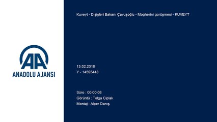 Dışişleri Bakanı Çavuşoğlu - Mogherini gorüşmesi - KUVEYT