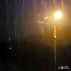 Forte chuva em Pombal-PB nesta segunda-feira (13/02/2018)