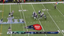 Super bowl - Brady Airs it Out to Amendola for HUGE 3rd Down Conversion!  Can't-Miss Play  Super Bowl LII