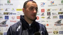 Hockey sur glace 2018-02-10 Interview Radovan Hurajt HCCA Match Championnat de France Division 2  - 18 ème journée Clermont VS Toulouse-Blagnac