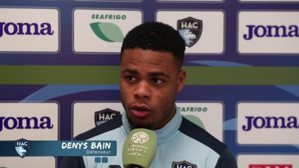 Avant HAC - Sochaux, interview de Dénys Bain