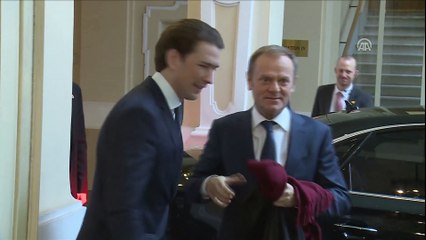 AB Konseyi Başkanı Tusk, Avusturya'da - VİYANA