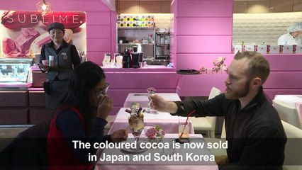 Japan gets new pink chocolate ahead of Valentine's Day