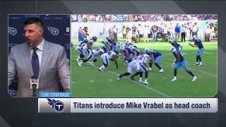 Super bowl - Mike Vrabel Introduced as Tennessee Titans Head Coach  NFL Press Conference