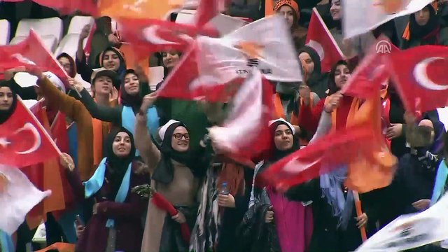 Başbakan Yıldırım, AK Parti Erzincan 6. Olağan İl Kongresi'ne katıldı