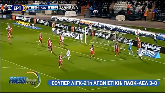 21η ΠΑΟΚ-ΑΕΛ 3-0 2017-18 Στιγμιότυπα ( Pressing-ΕΡΤ3)