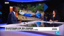 RD Congo : la présidentielle fixée au 23 décembre 2018, l'opposition s'indigne