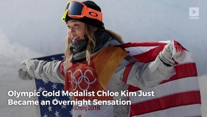 Olympic Gold Medalist Chloe Kim Just Became an Overnight Sensation