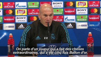 Football: entraînement du Real Madrid avant le choc face au PSG
