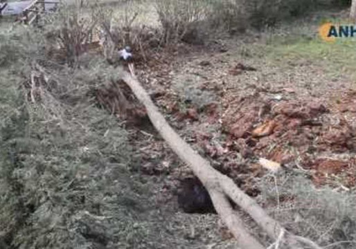 Public Park in Afrin Damaged on Day of Deadly Shelling of City