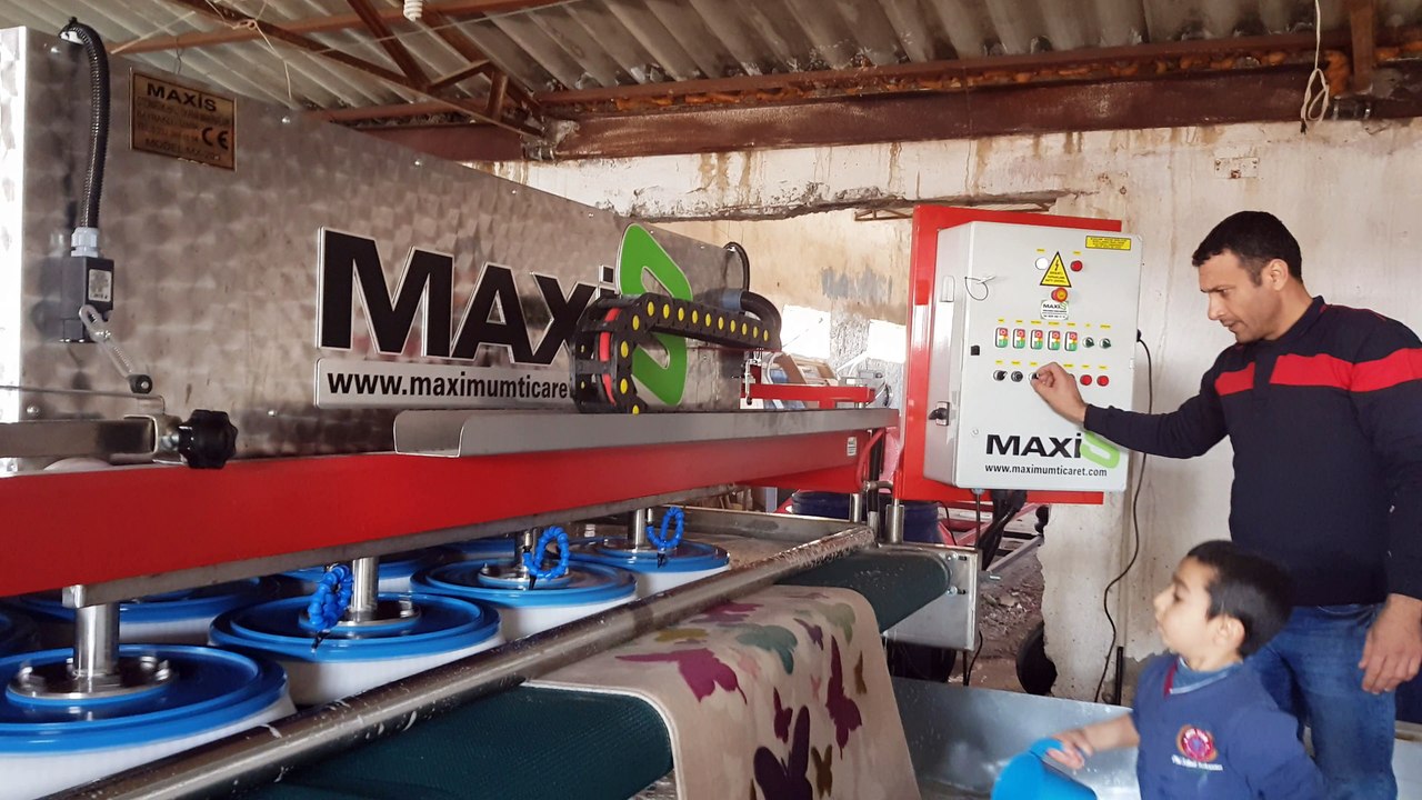 otomatik halı yıkama makinası,halı sıkma makinası  maxis