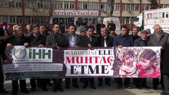 Suriyeli savaş mağdurlarına yardım - KÜTAHYA