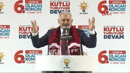 Erzincan Başbakan Yıldırım AK Parti Erzincan 6. Olağan İl Kongresi'nde Konuştu 10