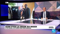 Jean-Yves Le Drian au Niger : le G5 Sahel au coeur des discussions