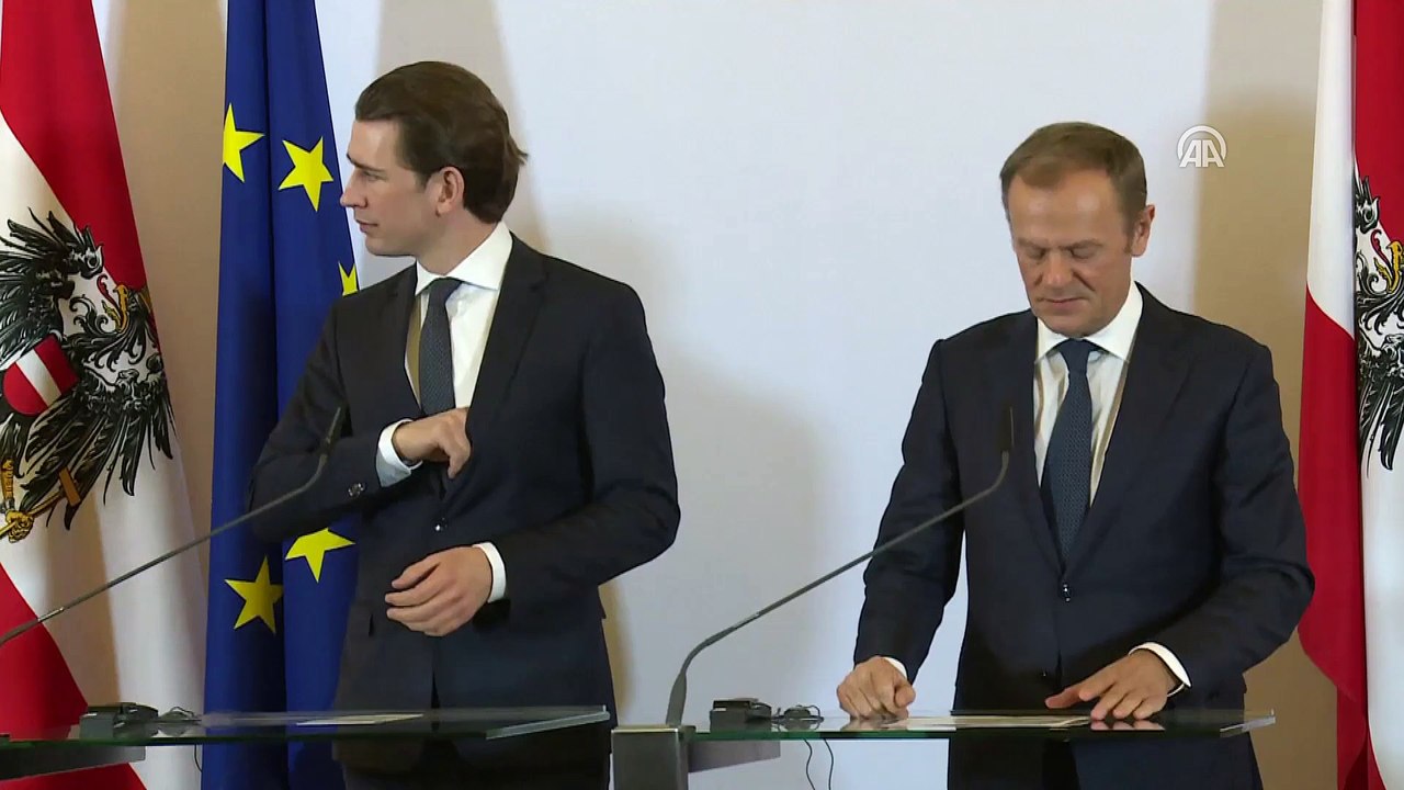 Tusk - Kurz ortak basın toplantısı - VİYANA