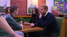 Harry and Meghan visit cafe which supports homeless people