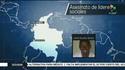 Se eleva a 29 cifra de líderes sociales asesinados en Colombia en 2018