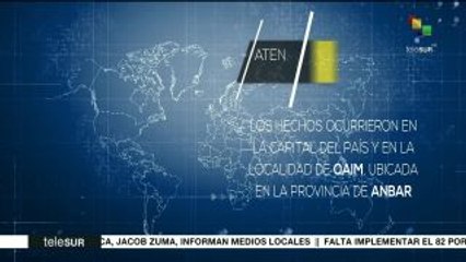 Atentados con bomba dejan al menos dos muertos y seis heridos en Irak