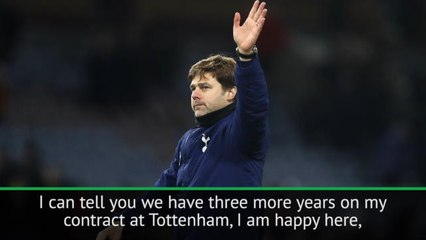 I don't know what will happen in the future...but I'm happy at Spurs - Pochettino