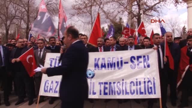 Gaziantep'te Sendika Üyelerinden Mehmetçik'e Dua
