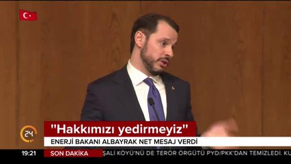 Bakan Albayrak'tan net mesaj