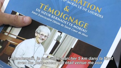 Guérison "miraculeuse": Soeur Bernadette face à la presse