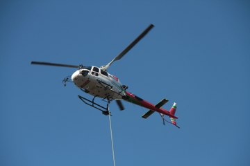 Hélicoptère à La Petite-Pierre