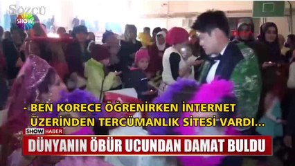Trabzon’a Koreli damat