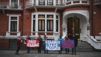 Imágenes de la embajada de Ecuador en Londres tras la decisión de la justicia británica sobre Assange