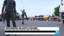 Mutinerie en Côte d'Ivoire - Intense fusillade à Abidjan, des tirs à Bouaké