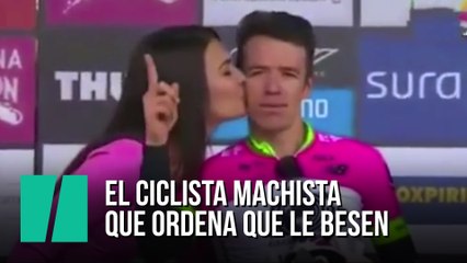 El polémico gesto del ciclista Rigoberto Urán a una azafata