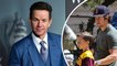 'He was spitting out F-bombs and going crazy': Mark Wahlberg reveals he left the Superbowl early because his son was having a 'temper tantrum'.