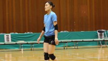 大田あかり選手(Akari Ohta)KUROBEｱｸｱﾌｪｱﾘｰｽﾞ【ﾊﾞﾚｰﾎﾞｰﾙVﾁｬﾚﾝｼﾞﾘｰｸﾞ女子2016-2017】2016.11.27柏市中央体育館