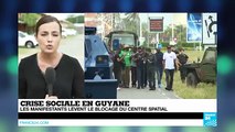 Guyane : Fin de l'occupation du centre spatial de Kourou