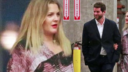 Drew-Barrymore-arm-in-arm-with-mystery-man-at-Ellen-s-60th-birthday-party-after-confessin- to-talk-show-host-she-s-used-dating-app