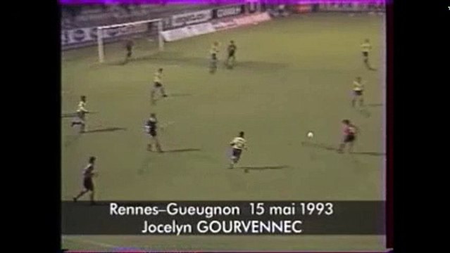 15/05/93 : Jocelyn Gourvennec (64') : Rennes - Gueugnon (4-2)