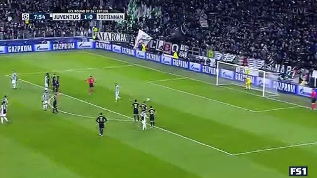 Gonzalo Higuaín Goal - Juventus 2-0 Tottenham 13.02.2018