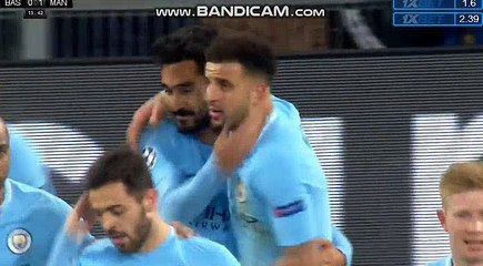 ilkay Gundogan GOAL HD - FC Basel 0-1 Manchester City 13.02.2018