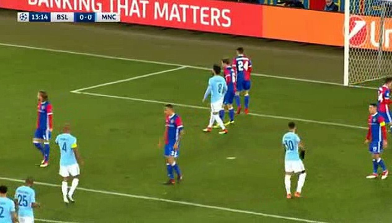 Ilkay Gundogan Goal - Basel 0-1 Manchester City - 13.02.2018