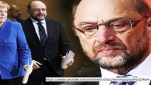 SPD director Martin Schulz QUITS in waste to Merkel consolidation devise