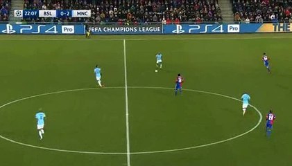 Sergio Aguero Goal - Basel 0-3 Manchester City - 13.02.2018 ᴴᴰ