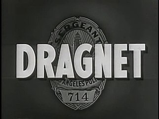 Dragnet - The Big Seventeen (1952) crime drama TV series