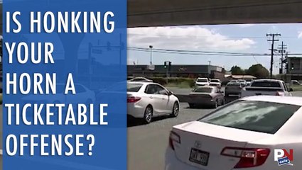 Honking Your Horn Can Now Get You A Ticket